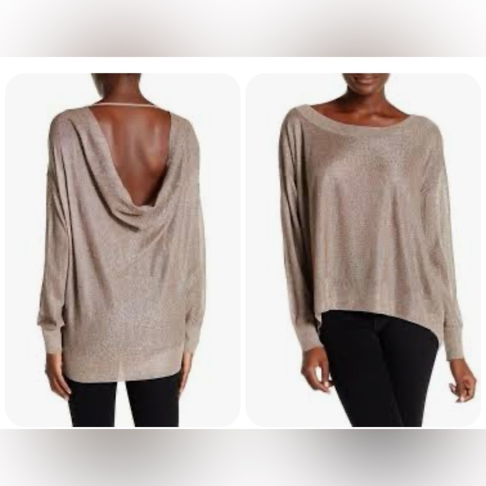 FREE PEOPLE  Elegant Women's Tan Sweater